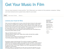 Tablet Screenshot of musiclicensecontacts.com